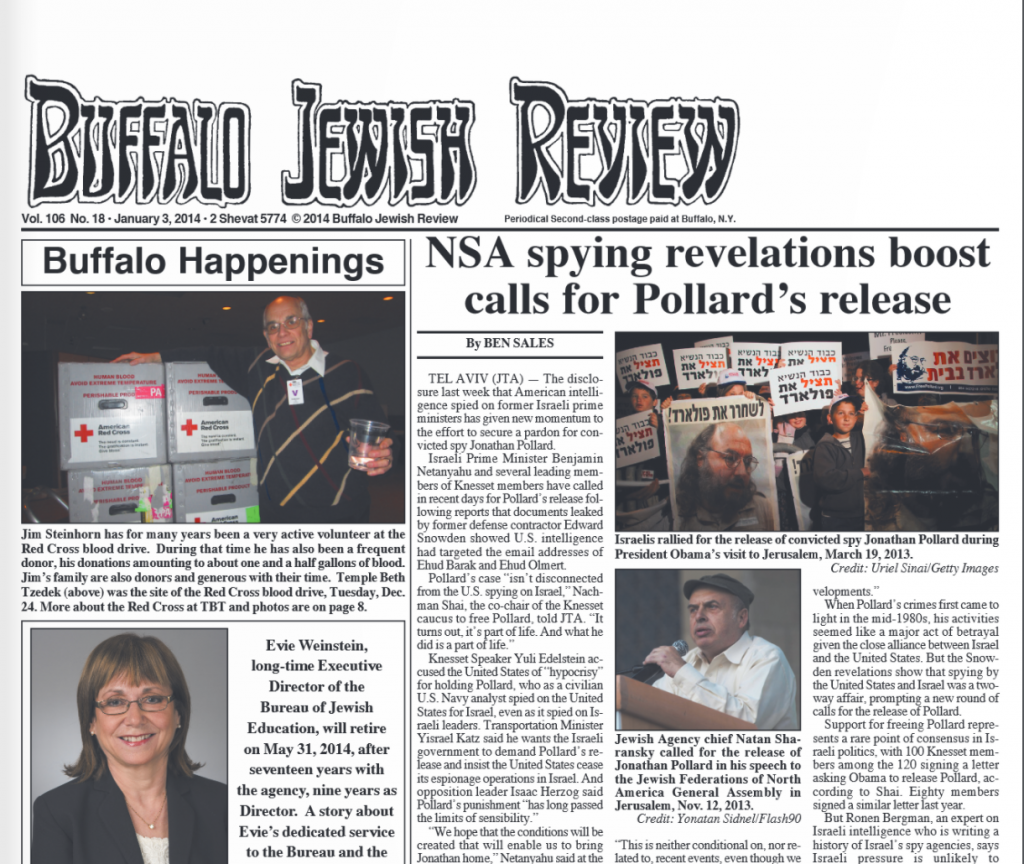 Buffalo Jewish Buffalo Archive | January 03 2014