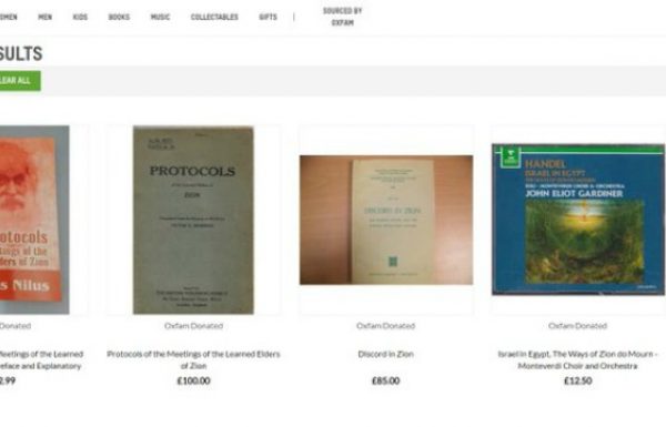 Oxfam Stops Selling Antisemitic Books After Being Called Out by Israel’s UK Ambassador