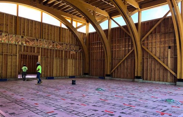 CONSTRUCTION AT TEMPLE BETH TZEDEK