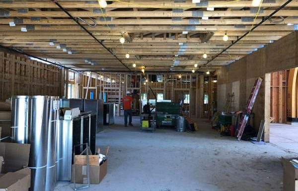 CONSTRUCTION AT TEMPLE BETH TZEDEK