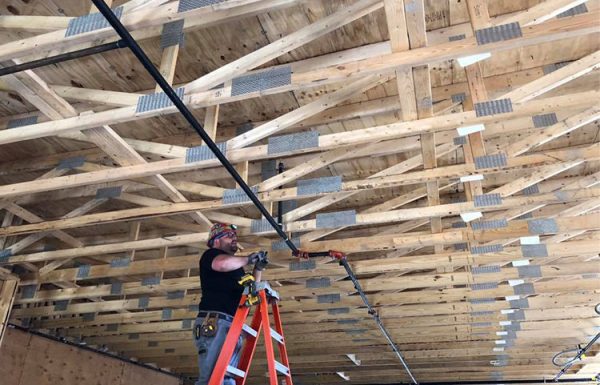 CONSTRUCTION AT TEMPLE BETH TZEDEK
