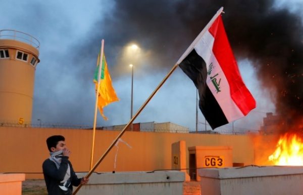 Trump Blames Iran as Protests Erupt Outside US Embassy in Iraq